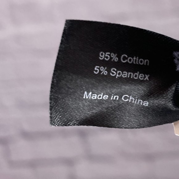 Lane Bryant 22/24 Black Collared V-Neck Poplin Stretch Hi Low Pullover‎ Top Plus - Picture 4 of 4